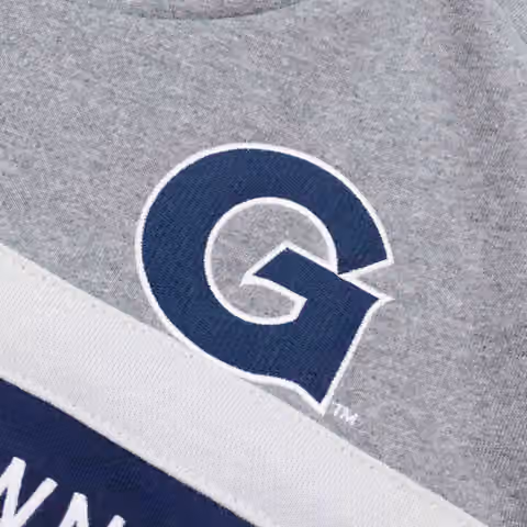 Georgetown Hoyas Head Coach Mitchell & Ness NCAA College Vault Hoodie view 4