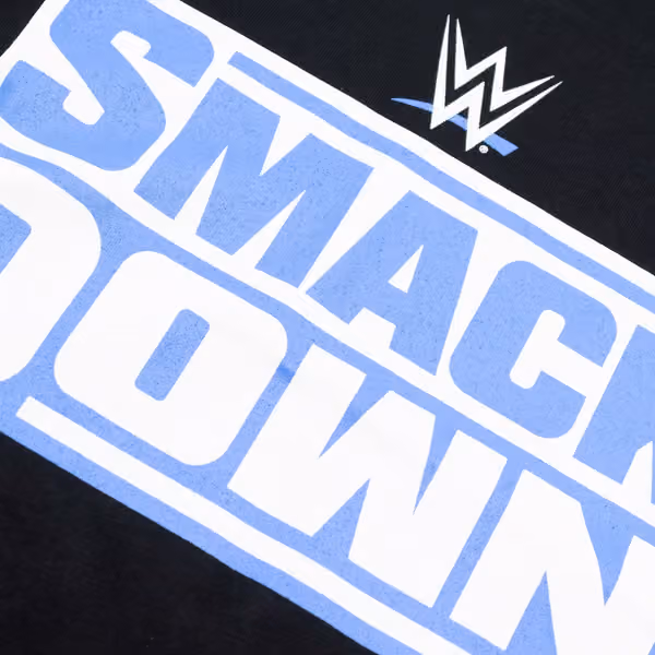 SmackDown Logo WWE T-Shirt Black view 3