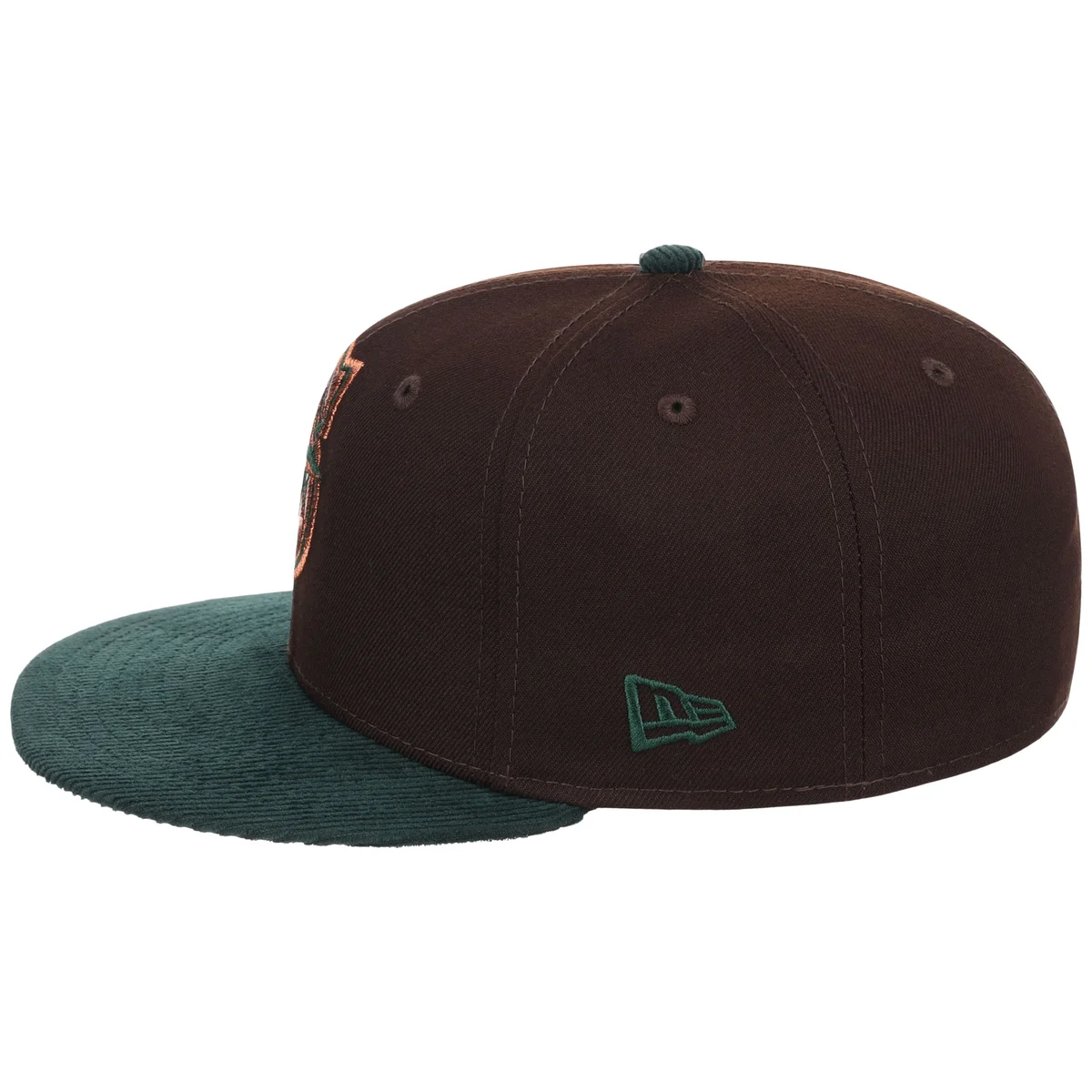 Seattle Mariners MLB Forest Ember New Era 59FIFTY detail view