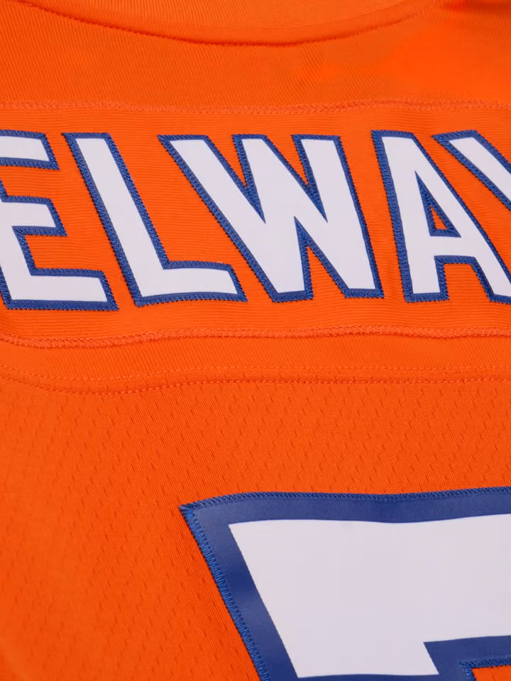 John Elway #7 Denver Broncos 1994 Legacy Throwback NFL Jersey Orange view 4