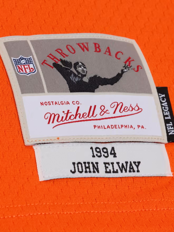 John Elway #7 Denver Broncos 1994 Legacy Throwback NFL Jersey Orange view 3