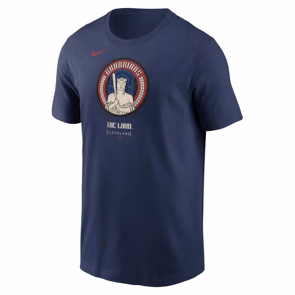 Cleveland Guardians City Connect Nike MLB T-Shirt Navy view 1