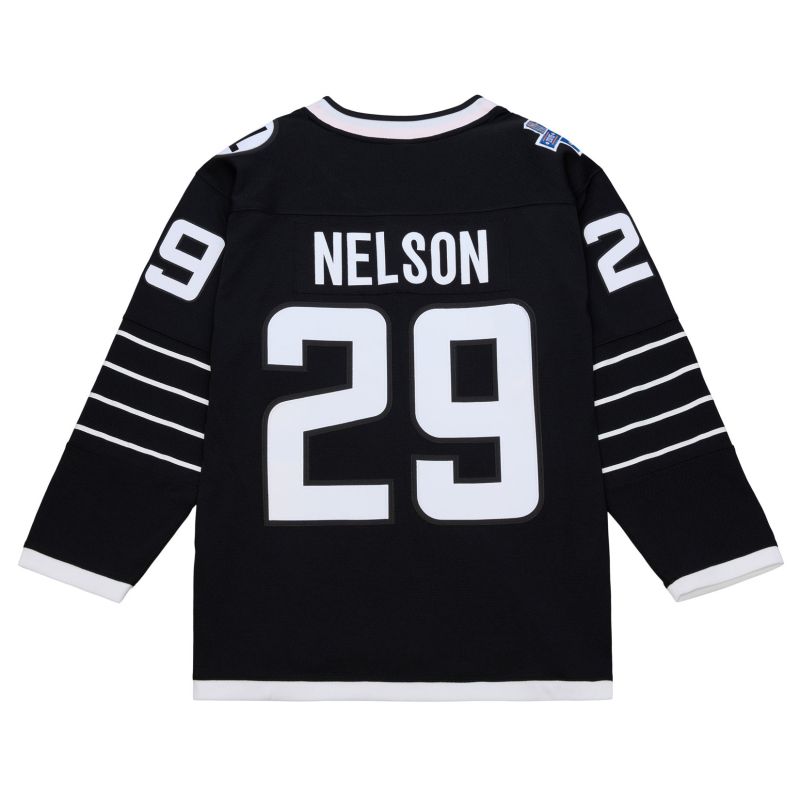 Brock Nelson #29 New York Islanders 2015-16 Premium Power Play NHL Jersey Black view 2