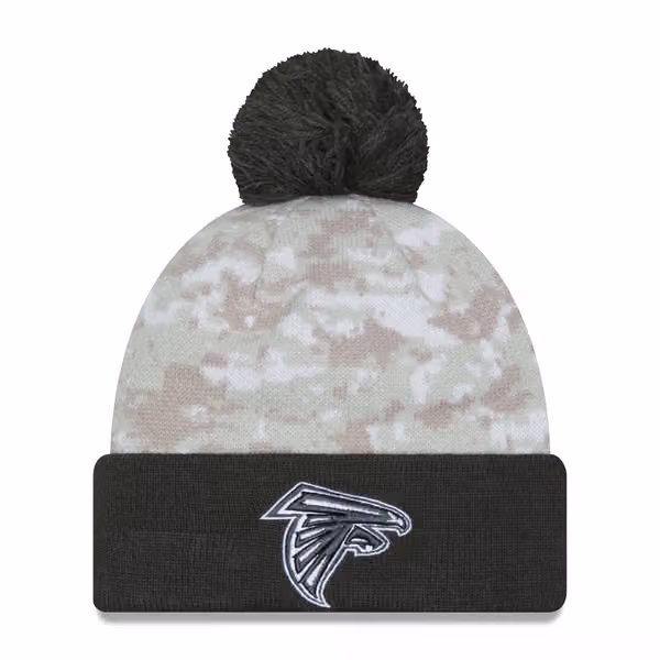 Atlanta Falcons 2024 NFL Salute to Service New Era Sport Pom Knit product photo