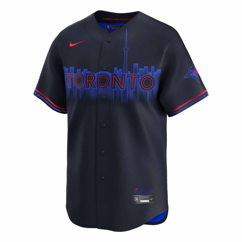 Toronto Blue Jays Limited City Connect MLB Jersey Navy view 1