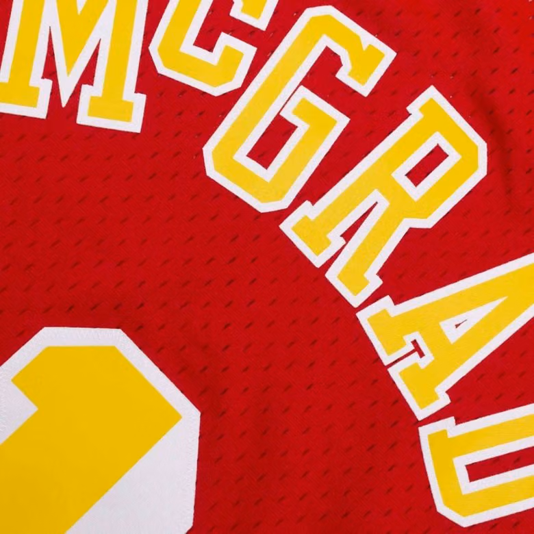 Tracy McGrady #1 Houston Rockets 2004-05 Mitchell & Ness Swingman NBA Jersey Red view 4