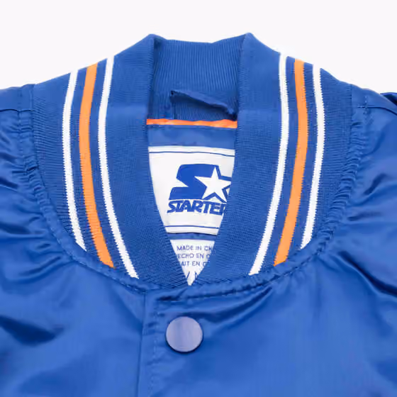 Edmonton Oilers Enforcer NHL Varsity Satin Jacket view 4
