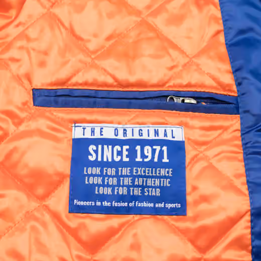 Edmonton Oilers Enforcer NHL Varsity Satin Jacket view 6