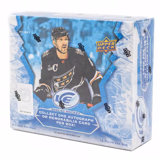 2022/23 Upper Deck Ice NHL Hockey Hobby Box view 1