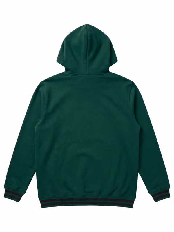 Milwaukee Bucks Felt Logo Throwback NBA Hoodie Green view 2