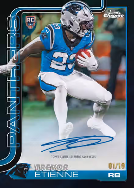 2025 Topps Chrome Football NFL Blaster Box view 3