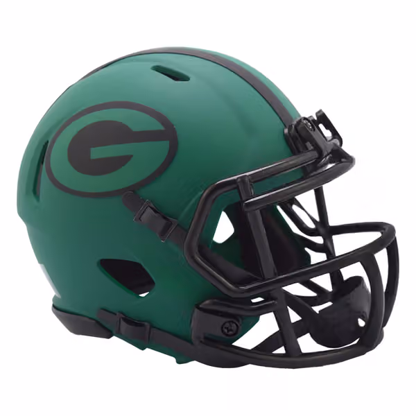 Green Bay Packers Rave Alternate NFL Speed Mini Helmet Green view 1