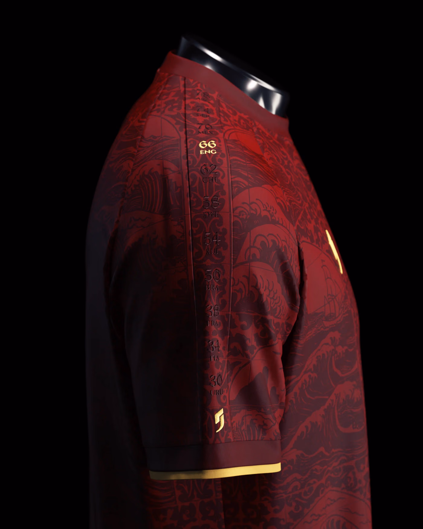 Jersevo Custom Personalized The Siu Away Jersey (2026WC Edition) right sleeve detail