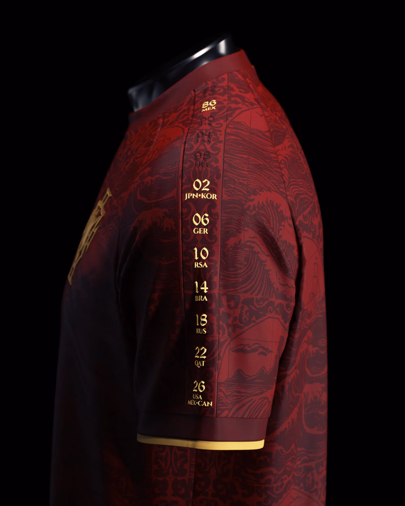 Jersevo Custom Personalized The Siu Away Jersey (2026WC Edition) left sleeve detail