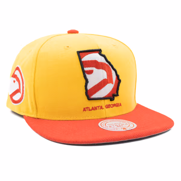 Atlanta Hawks Georgia Insider Mitchell & Ness Snapback NBA Cap product photo