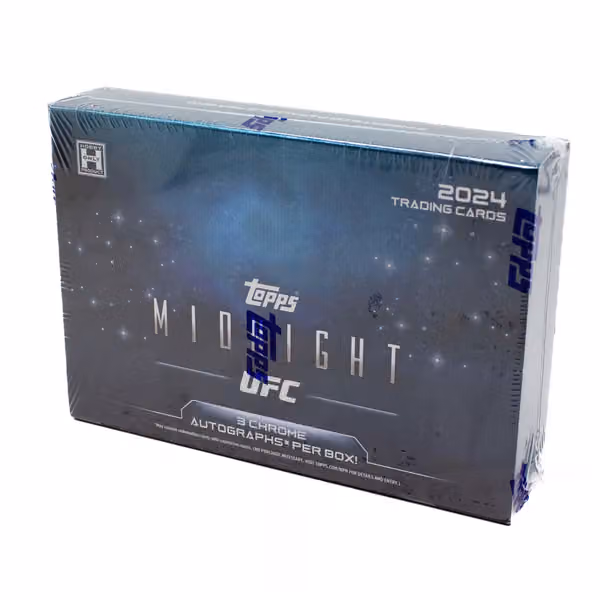 2024 Topps UFC Midnight Hobby Box view 1