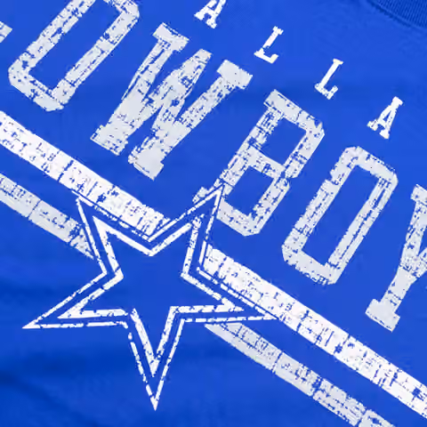 Dallas Cowboys Historic Distressed Nike NFL T-Shirt (WOMEN'S) view 3