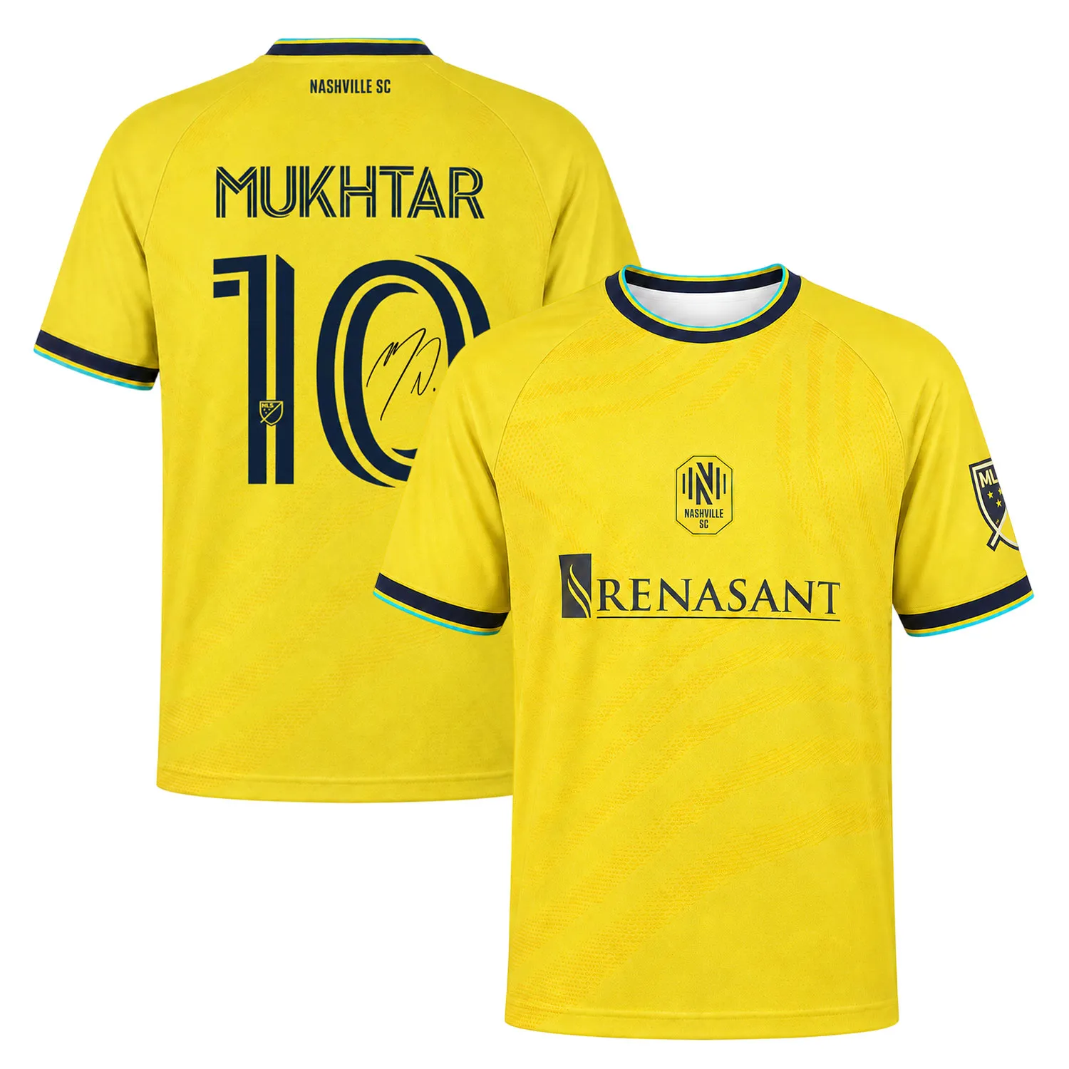 Hany Mukhtar Jersey Bold Nashville SC Fan Style