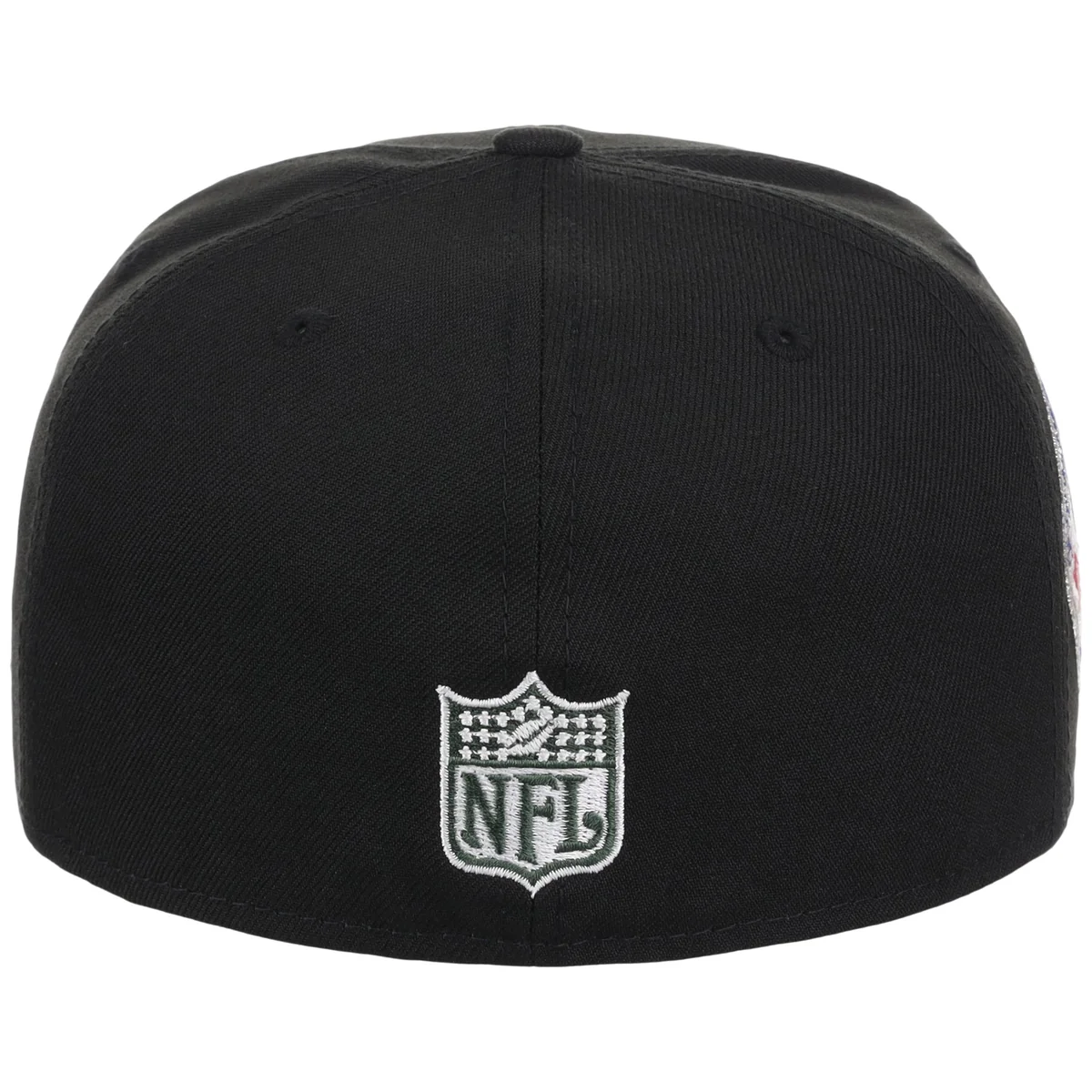New York Jets NFL Black Dome New Era 59FIFTY detail view