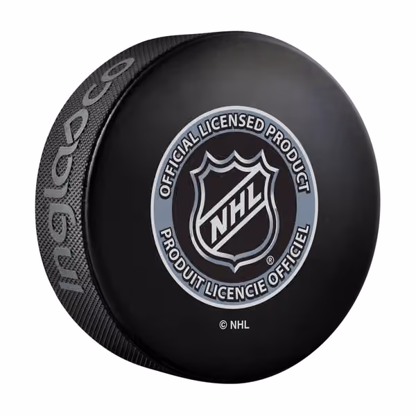 Calgary Flames Logo Souvenir Collector NHL Puck view 2