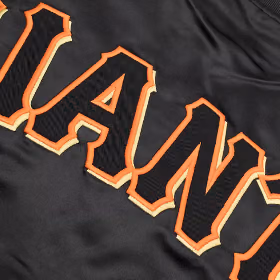 San Francisco Giants '47 Dalston Backer MLB Bomber Jacket Black view 5