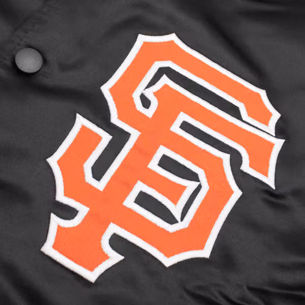 San Francisco Giants '47 Dalston Backer MLB Bomber Jacket Black view 4