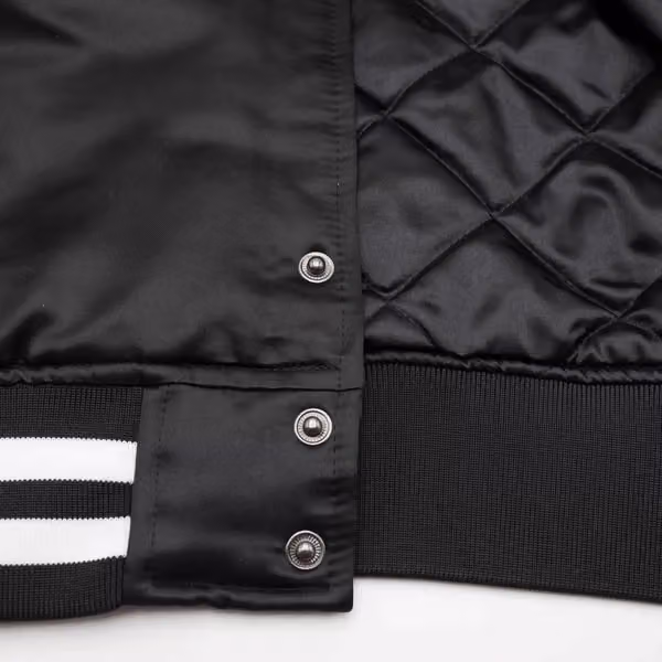San Francisco Giants '47 Dalston Backer MLB Bomber Jacket Black view 3