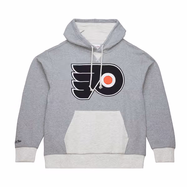 Philadelphia Flyers Mitchell & Ness Heritage Fleece NHL Hoodie Gray view 1