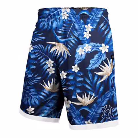 New York Yankees '47 New City Mesh MLB Shorts Floral view 1
