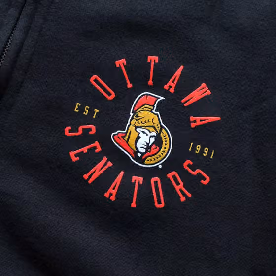 Ottawa Senators Line Full-Zip NHL Hoodie view 2