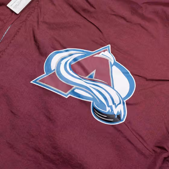Colorado Avalanche Undeniable Mitchell & Ness NHL Windbreaker Jacket view 3