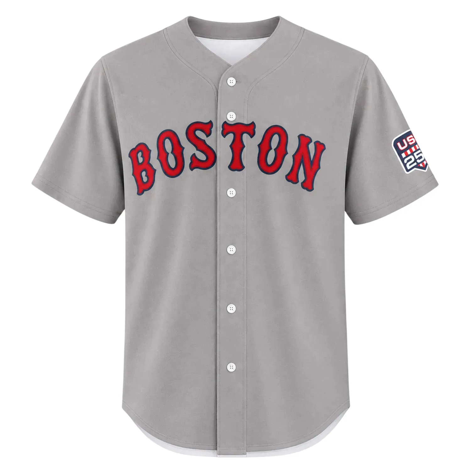 Red Sox Custom Jersey Personalized Bold Name & Number Patriotic