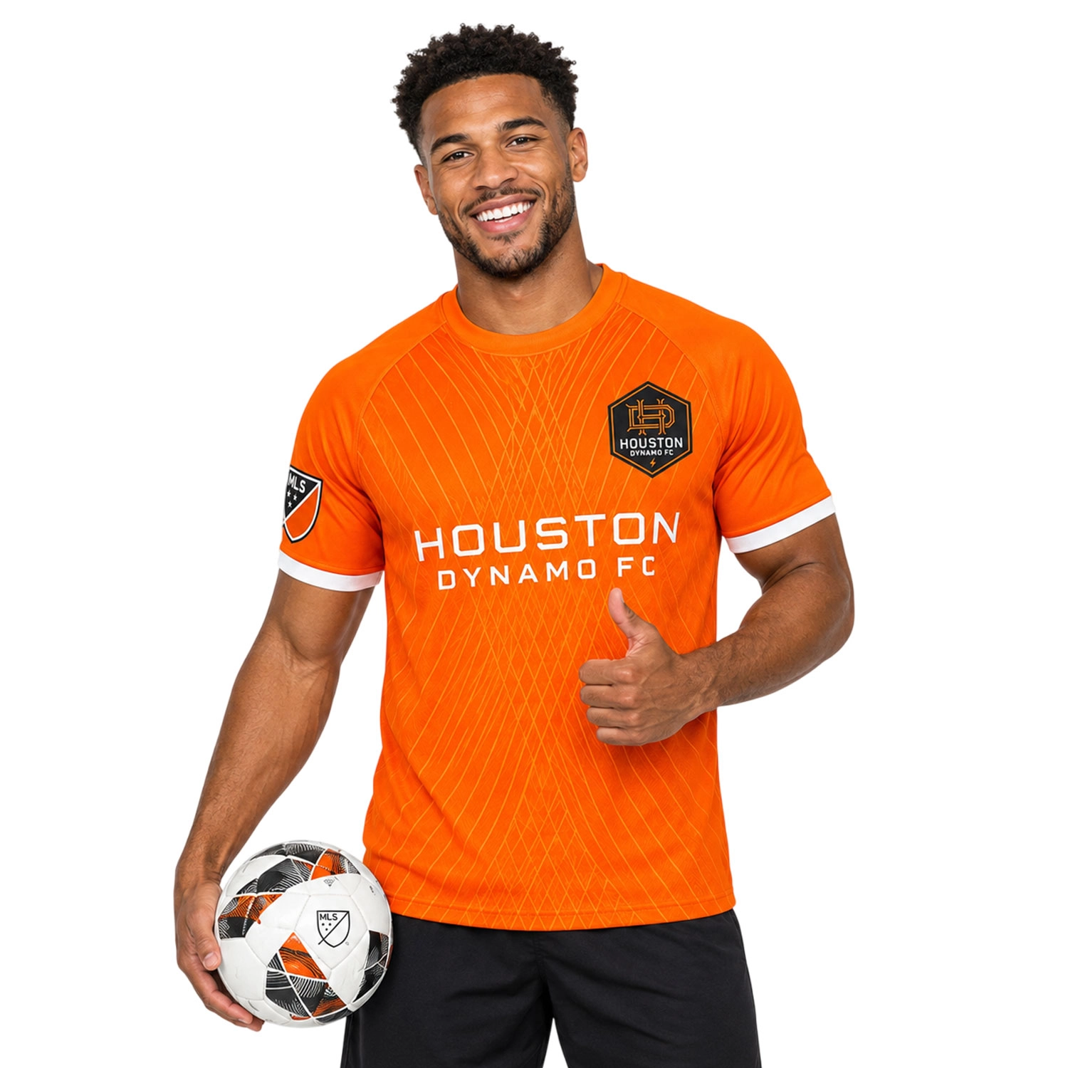 Houston Dynamo Jersey Personalized Vibrant Wave Design
