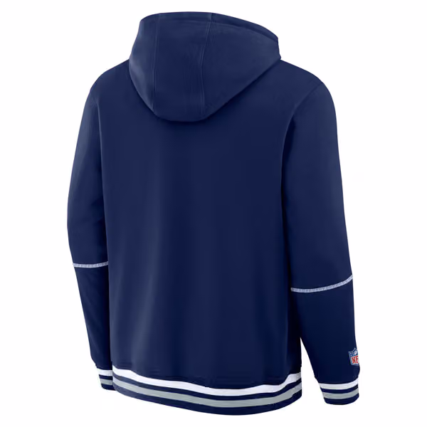 Dallas Cowboys Foundation NFL Hoodie Navy view 3
