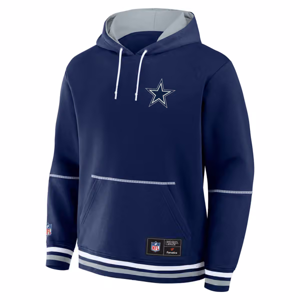Dallas Cowboys Foundation NFL Hoodie Navy view 2