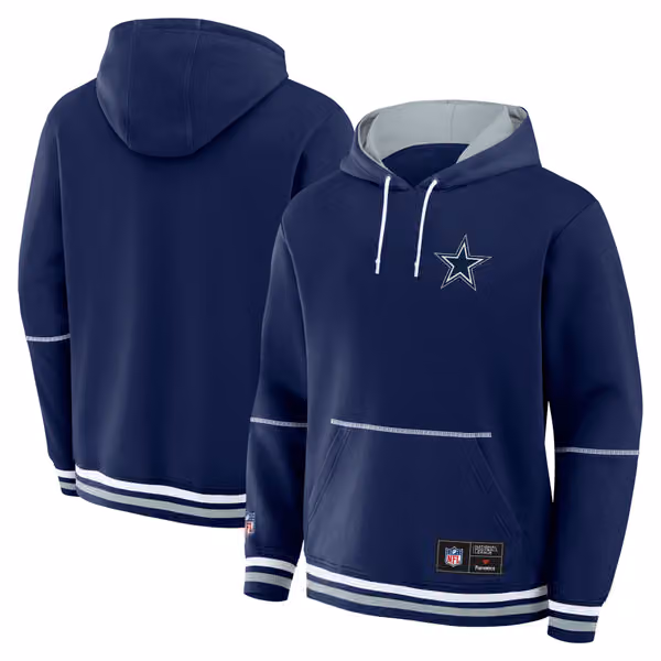 Dallas Cowboys Foundation NFL Hoodie Navy view 1