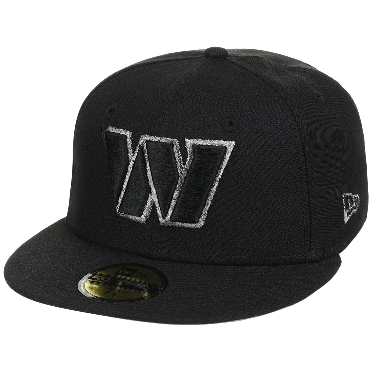 Washington Commanders NFL Liquid Titanium New Era 59FIFTY detail view