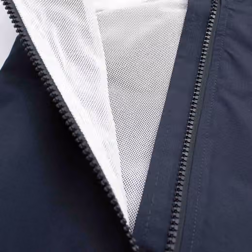 New York Yankees MLB Quarter Zip Windbreaker Jacket Navy view 4