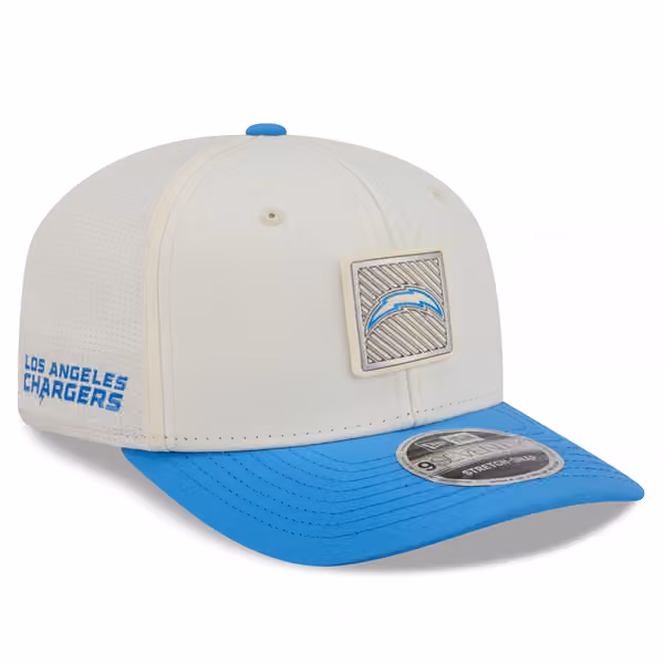 Los Angeles Chargers 2026 NFL Training Camp 9SEVENTY Stretch-Snap Cap Cream/Blue product photo