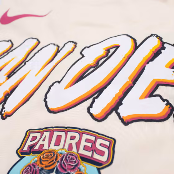 San Diego Padres City Connect Legend MLB T-Shirt Natural view 3