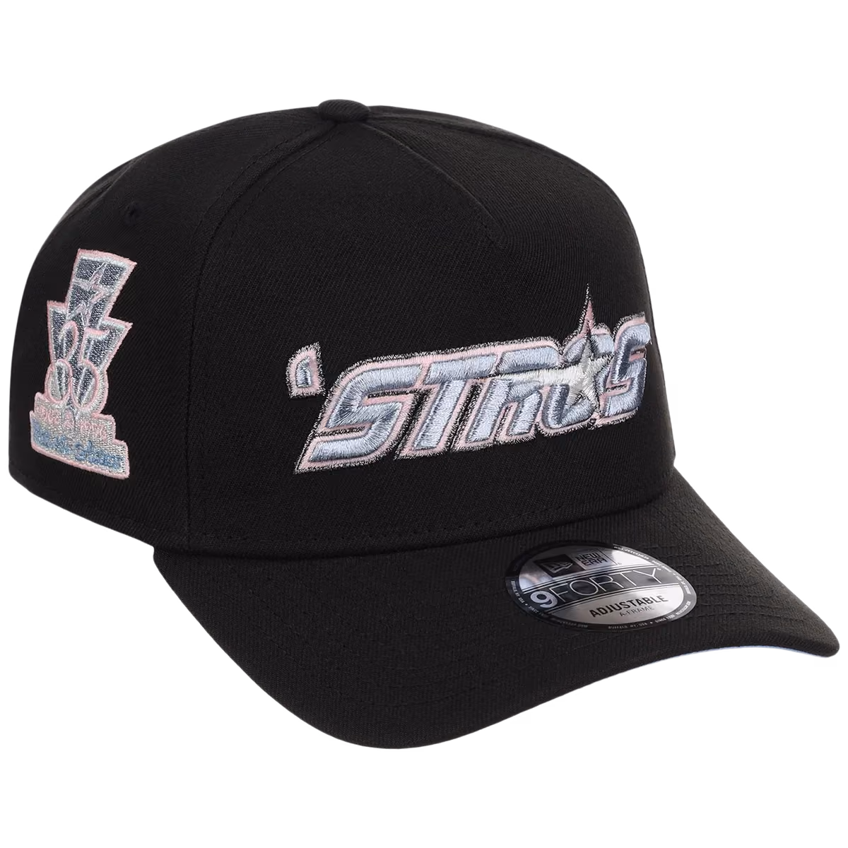 Houston Astros MLB Pewter Skies New Era 9FORTY A-Frame front view