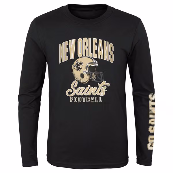 New Orleans Saints Game Day 3-in-1 Combo NFL Shirt (YOUTH) view 3