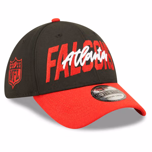 Atlanta Falcons Official 2022 NFL Draft New Era 39THIRTY Flex Cap product photo