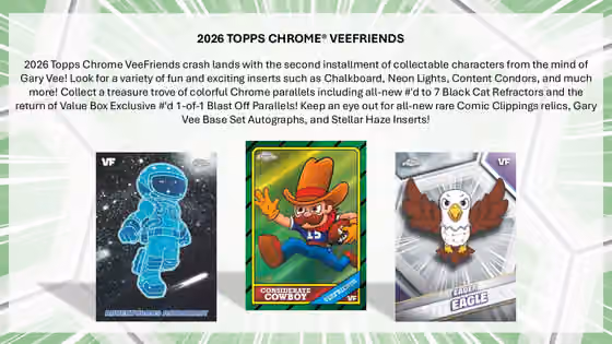 2026 Topps VeeFriends Chrome Blaster Box view 2