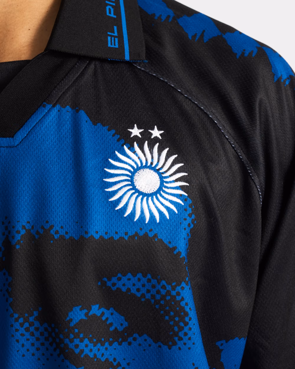 Jersevo Custom Personalized Maradona® "The Scream" Longsleeve Polo front view