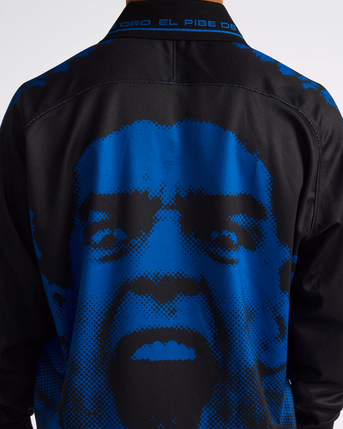 Jersevo Custom Personalized Maradona® "The Scream" Longsleeve Polo detail view 8