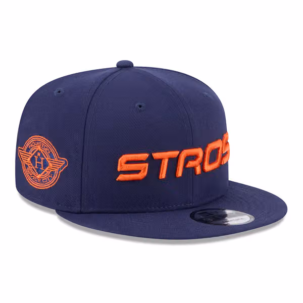 Houston Astros FP903 City Connect New Era 9FIFTY Snapback Cap Navy product photo