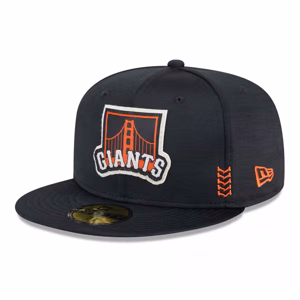 San Francisco Giants 2024 MLB Clubhouse New Era 59FIFTY Fitted Cap Black product photo