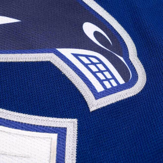 Quinn Hughes #43 Vancouver Canucks Premier NHL Jersey Blue (YOUTH) view 6