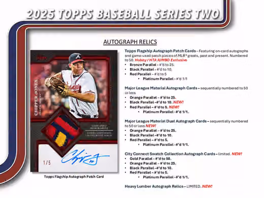 2025 Topps Series 2 Baseball MLB Jumbo Hobby Box view 4